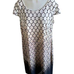 🛑LAST CHANCE🛑CONNECTED APPAREL Cap Sleeve Shift Dress